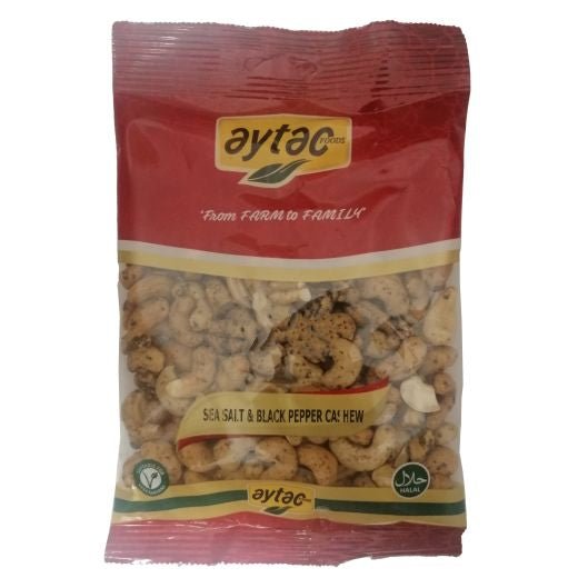Aytac Sea Salt & Black Pepper Cashew (180G) - Aytac Foods