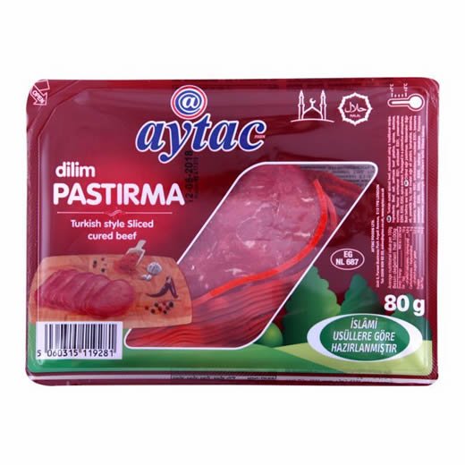 Aytac Sliced Pastirma (80G) - Aytac Foods
