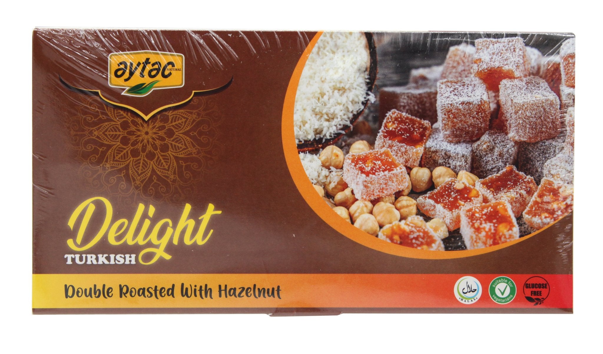 Aytac Turkish Delight Bowl Double Roasted Hazelnut (350G) - Aytac Foods