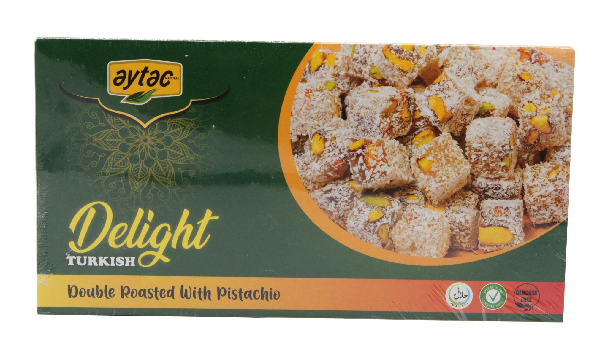 Aytac Turkish Delight Bowl Double Roasted Pictachio (350G) - Aytac Foods
