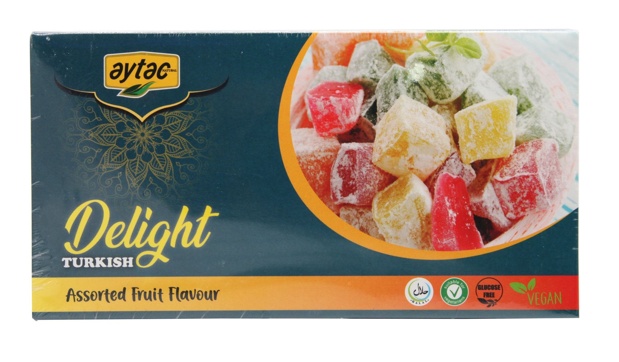 Aytac Turkish Delight Bowl with Fruit (350G) - Aytac Foods