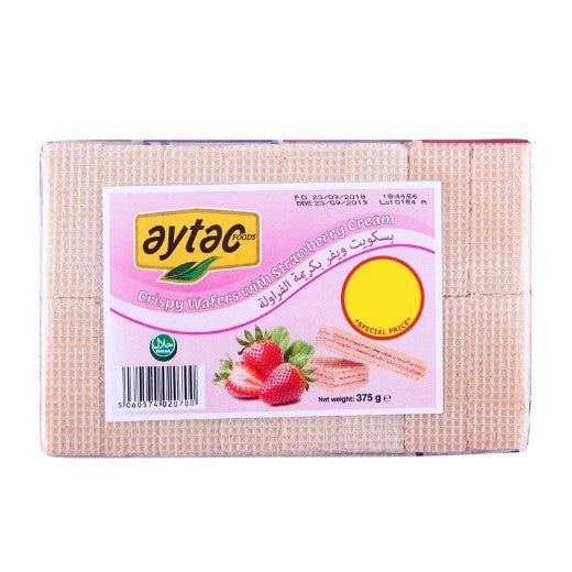 Aytac Wafers With Strawbery Cream (300G) - Aytac Foods