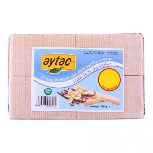 Aytac Wafers With Vanilla Cream (300G) - Aytac Foods