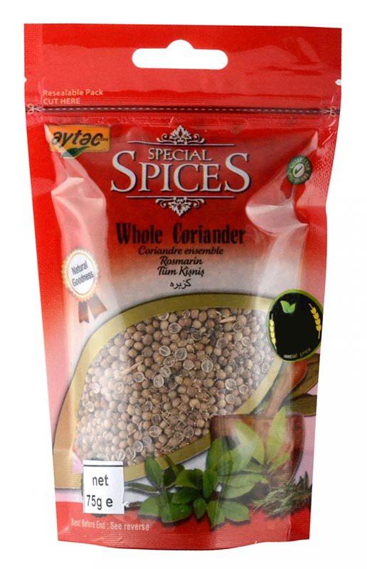 Aytac Whole Coriander (75G) - Aytac Foods