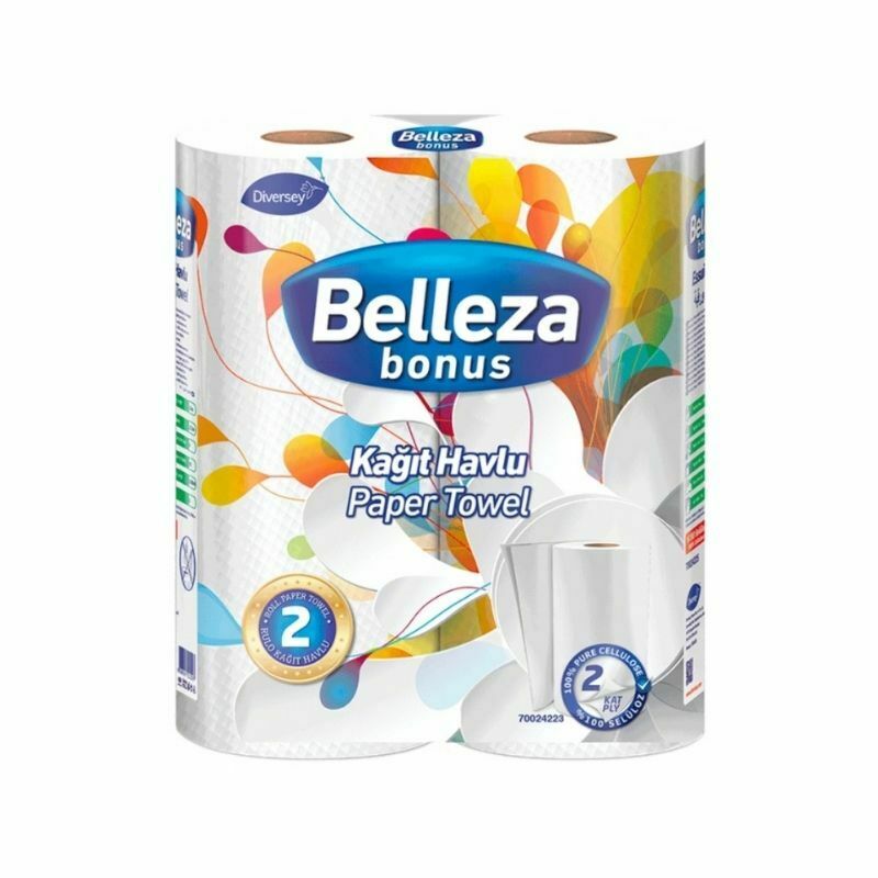 Belleza Paper Towel Kagit Havlu (2 Rolls) - Aytac Foods