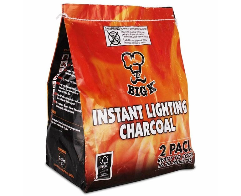 Big K Instant Light Charcoal 4 X (1KG) - Aytac Foods
