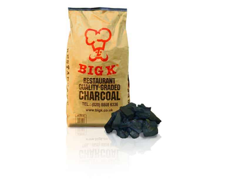 Big K Restaurant Grade Lumpwood Charcoal 15Kg - Aytac Foods