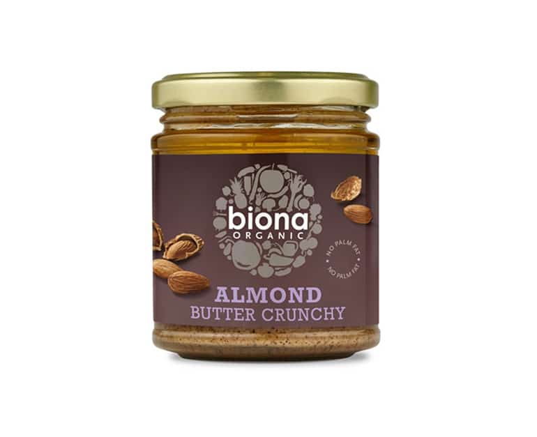 Biona Organic Almond Butter Crunchy 1(70G) - Aytac Foods