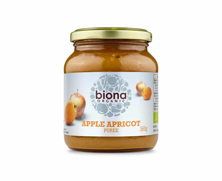 Biona Organic Apple & Apricot Puree (360G) - Aytac Foods