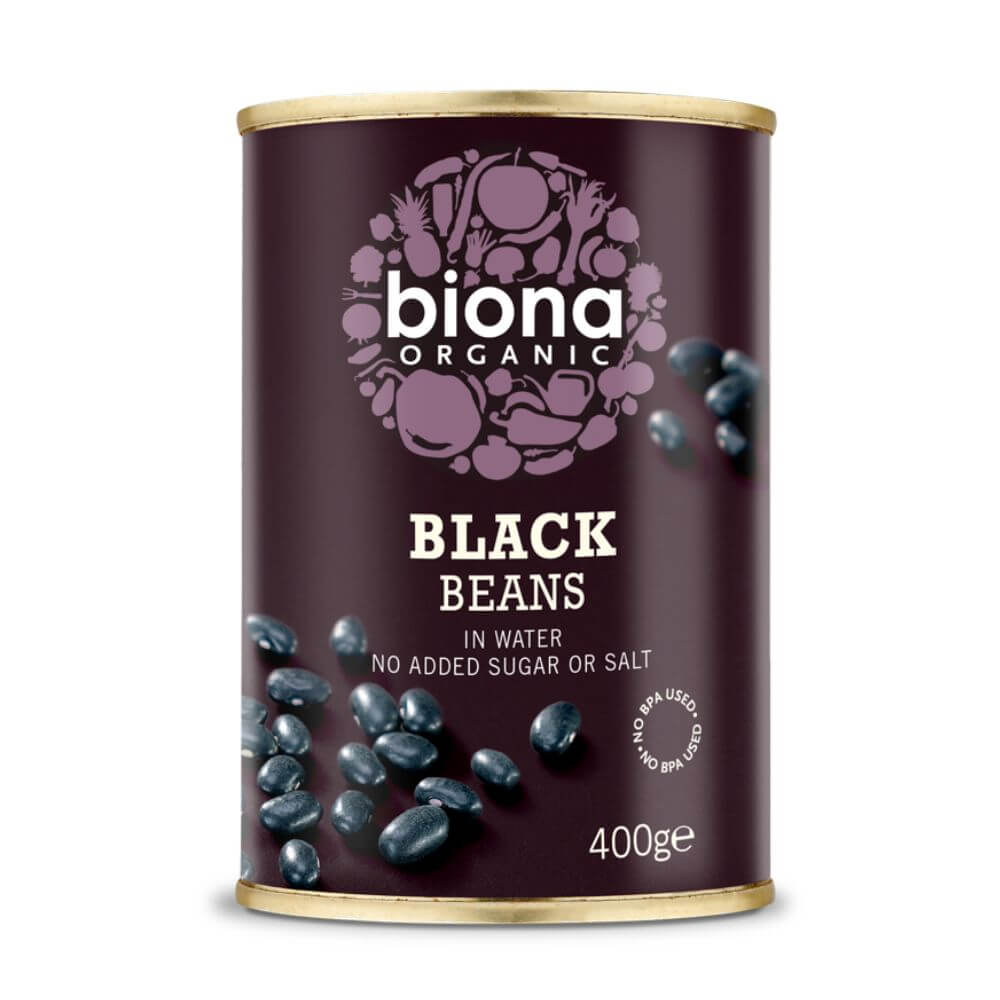 Biona Organic Black Beans (400G) - Aytac Foods