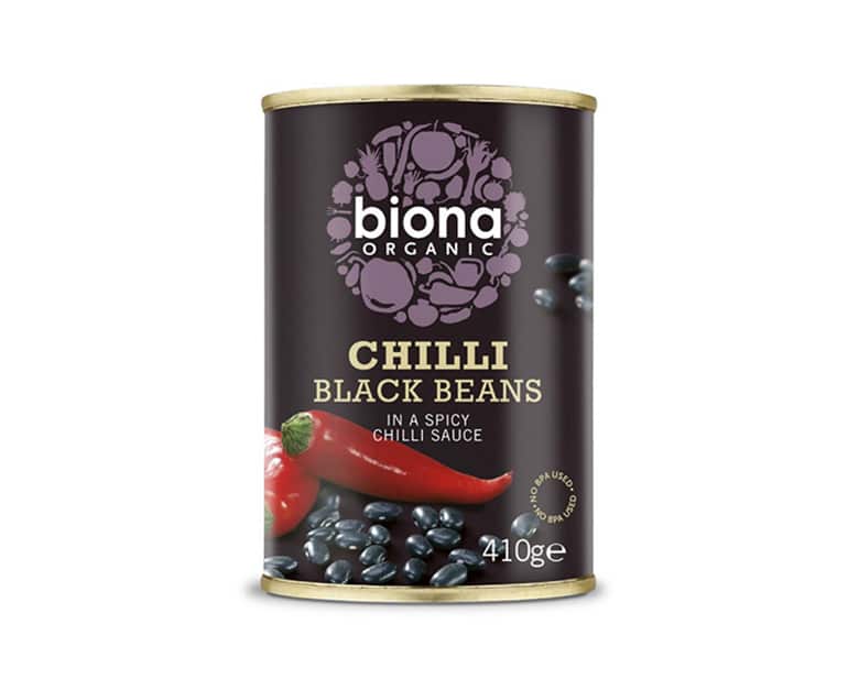 Biona Organic Chilli Black Beans (410G) - Aytac Foods