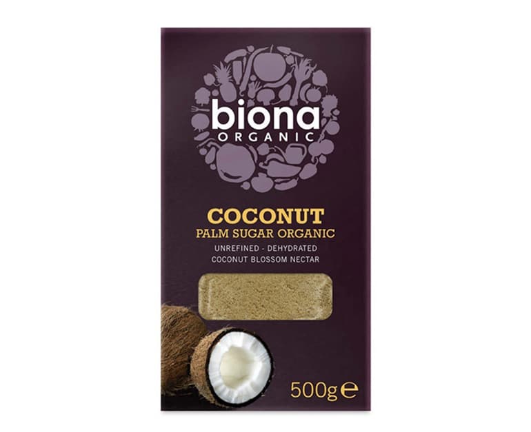 Biona Organic Coconut Palm Sugar, Unrefined (500G) - Aytac Foods