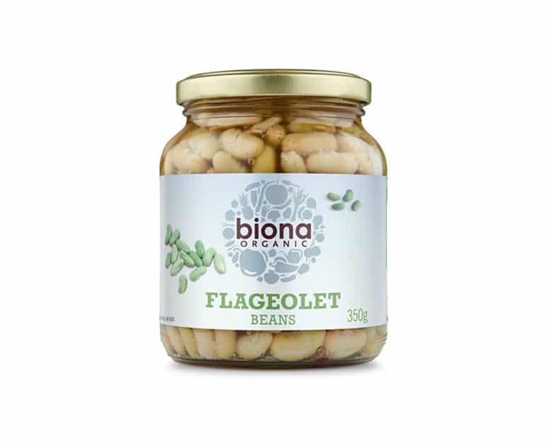 Biona Organic Flageolet Beans In Glass Jar (340G) - Aytac Foods