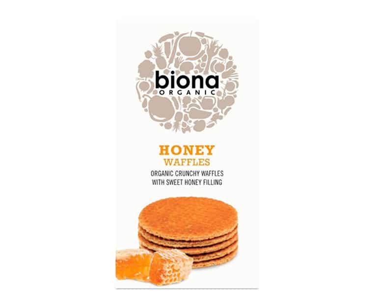 Biona Organic Honey Waffles 175G - Aytac Foods