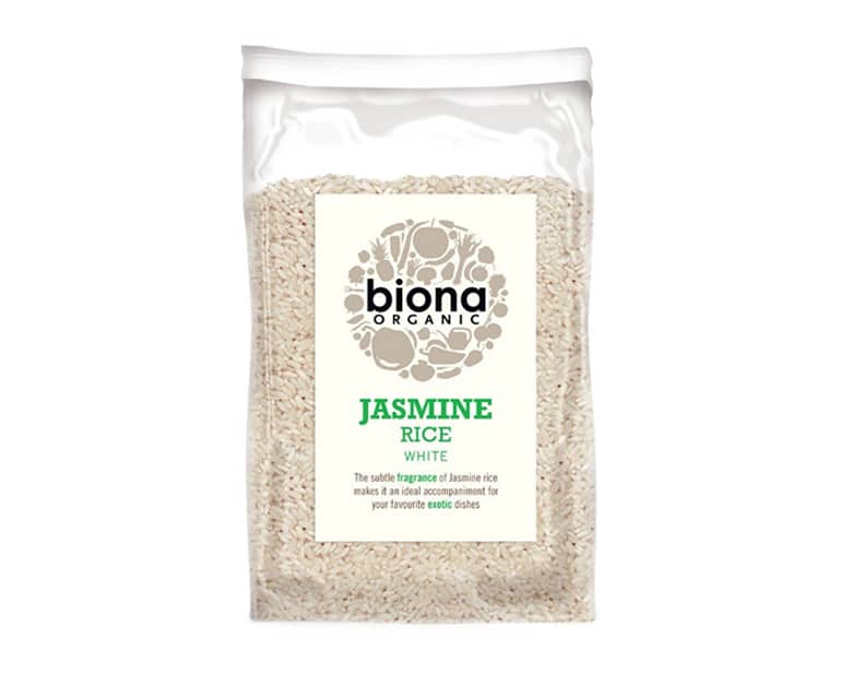 Biona Organic Jasmine Rice White Organic (500G) - Aytac Foods