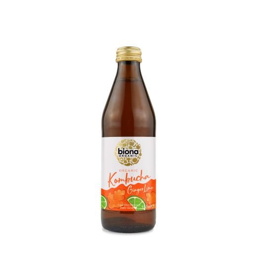 Biona Organic Kombucha Ginger Lime - 330Ml - Aytac Foods