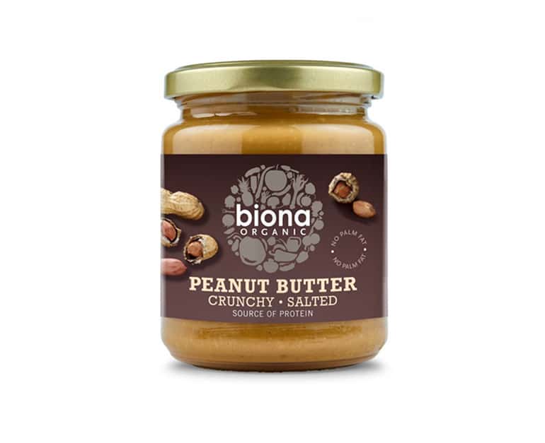 Biona Organic Peanut Butter Crunchy (250G) - Aytac Foods