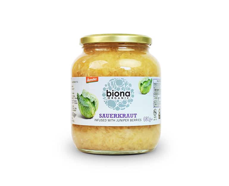 Biona Organic Sauerkraut Organic / Demeter (350G) - Aytac Foods