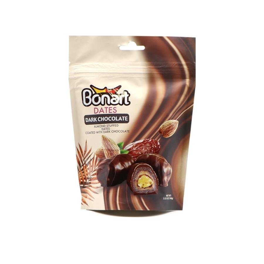 Bonart Choco Dates Dark Chocolate Almond (100G) - Aytac Foods