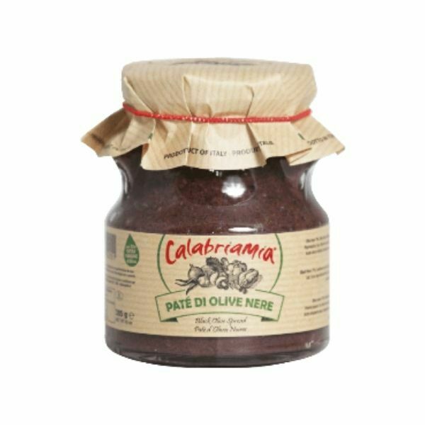 Calabriamia Black Olive Spread In Oil Jar (314 Ml) - Aytac Foods