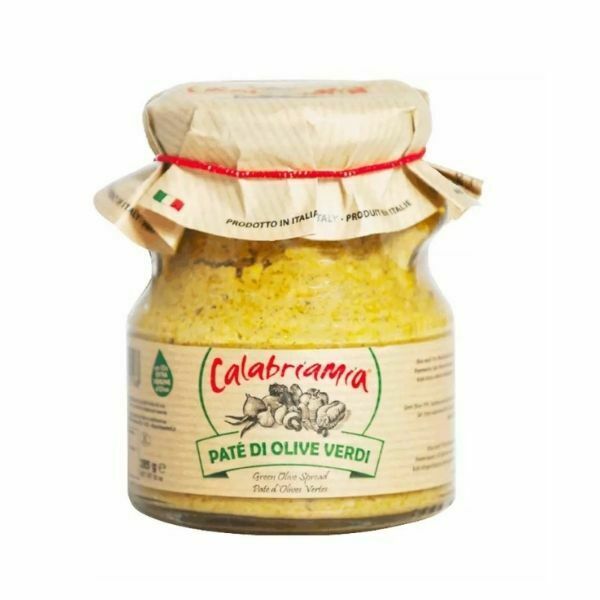 Calabriamia Green Olive Spread In Oil Jar (314 Ml) - Aytac Foods
