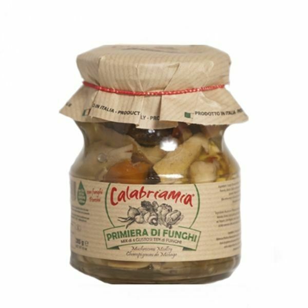 Calabriamia Mushroom Medley In Oil Jar (314 Ml) - Aytac Foods