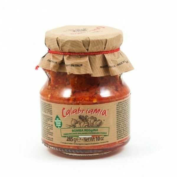 Calabriamia Spicy Vegetable Spread In Oil Jar (314 Ml) - Aytac Foods