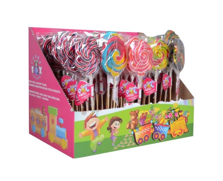 Candy Fox Lollipop (30 gr X 50 pcs) - Aytac Foods