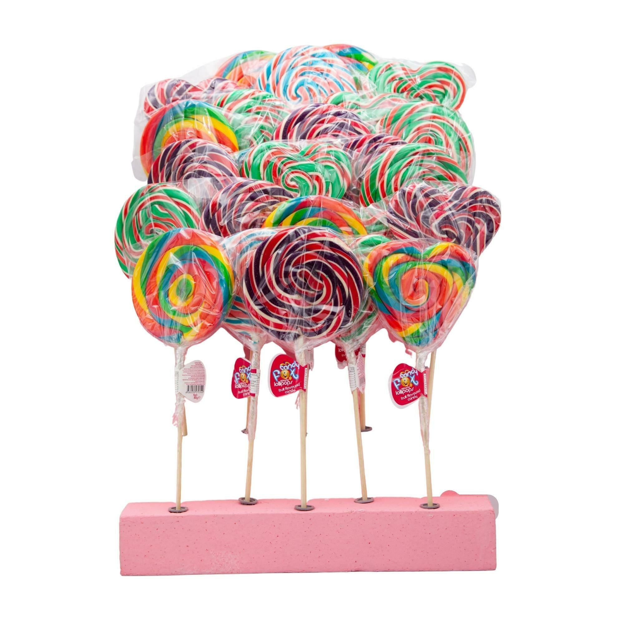 Candy Fox Lollipops Mega (80 Gr X 25 Pcs) - Aytac Foods