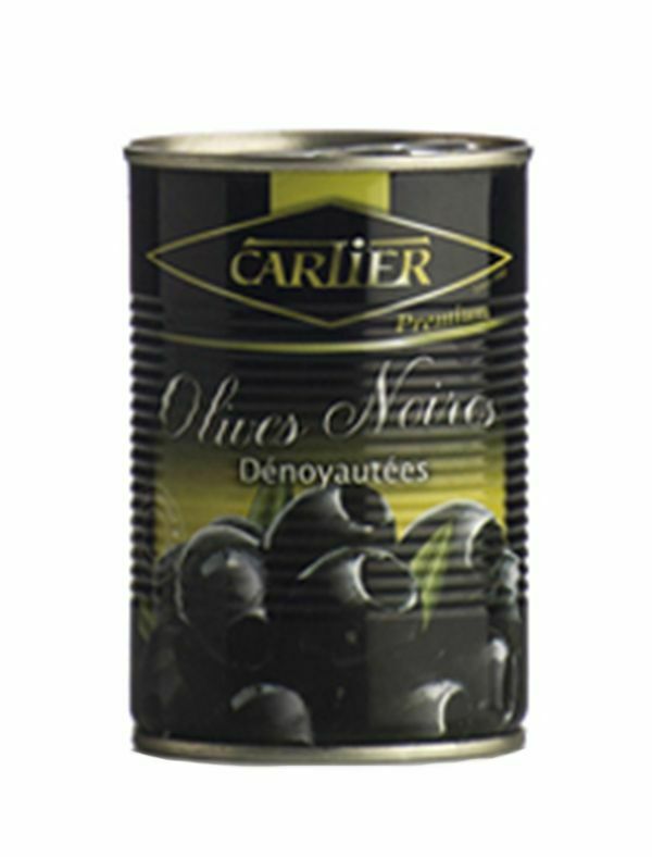 Cartier Black Pitted Olives (500G) - Aytac Foods