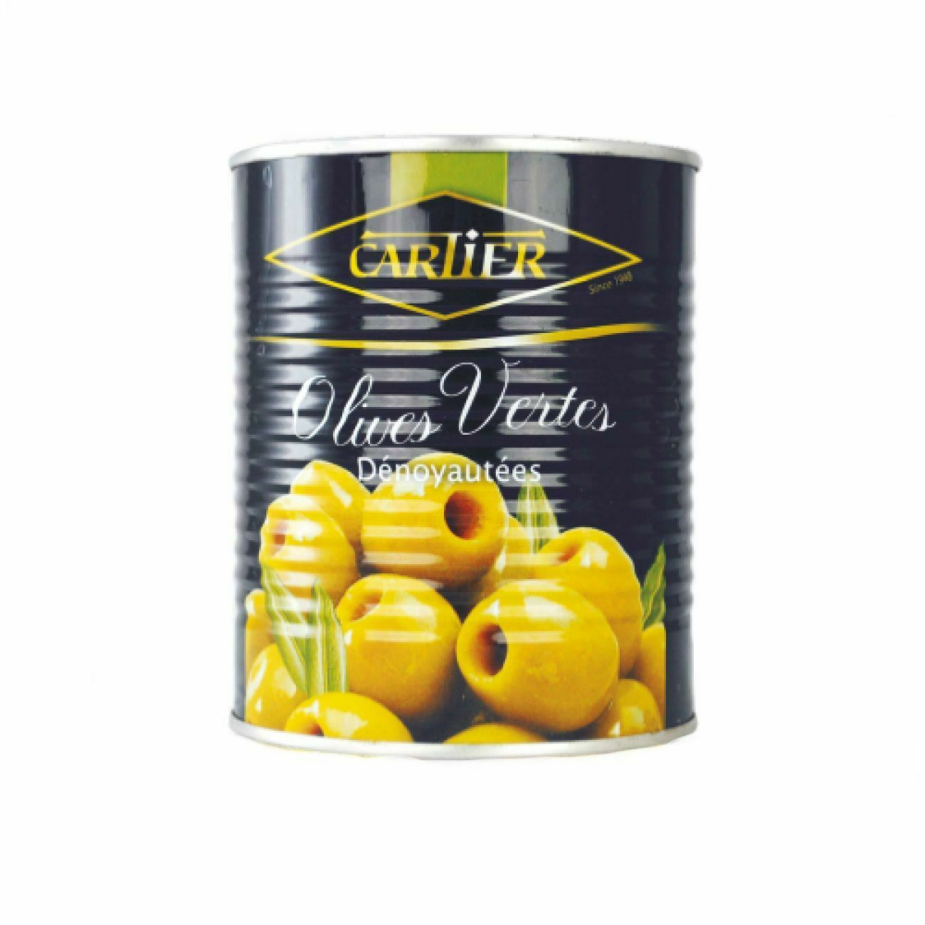 Cartier Green Pitted Olives (1KG) - Aytac Foods