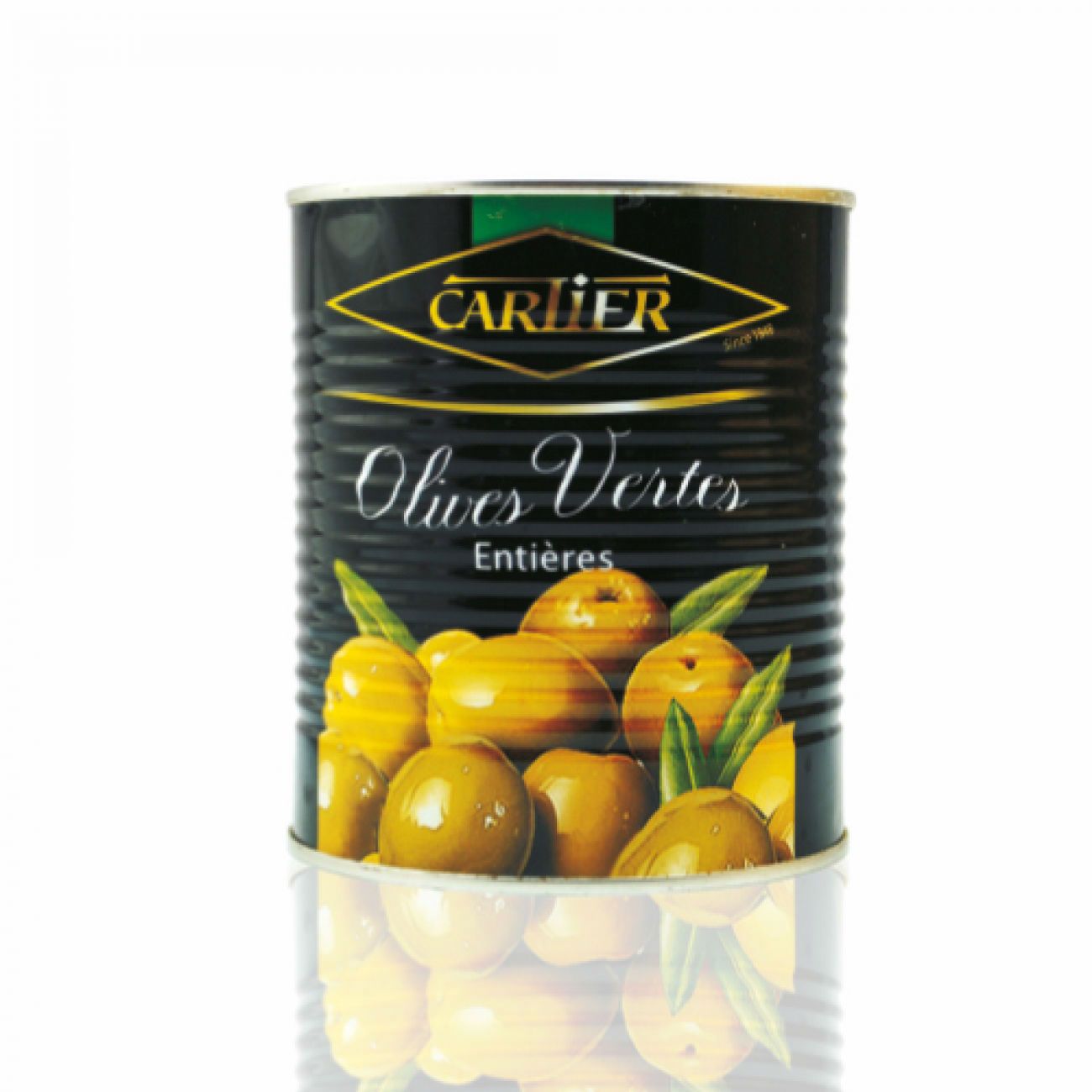 Cartier Green Whole Olives (850ml) - Aytac Foods