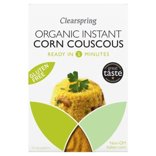 Clearspring Organic Gluten Free Instanst Corn Couscous - 200Gr - Aytac Foods