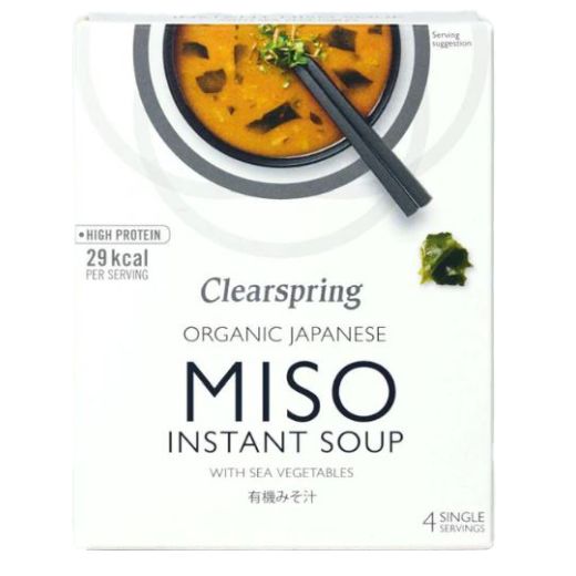 Clearspring Organic Miso Soup With Sea Veg - (4X10Gr) - Aytac Foods