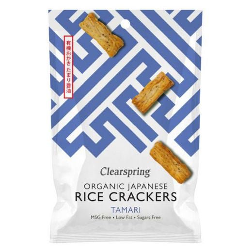 Clearspring Organic Rice Cracker Tamari - 50Gr - Aytac Foods