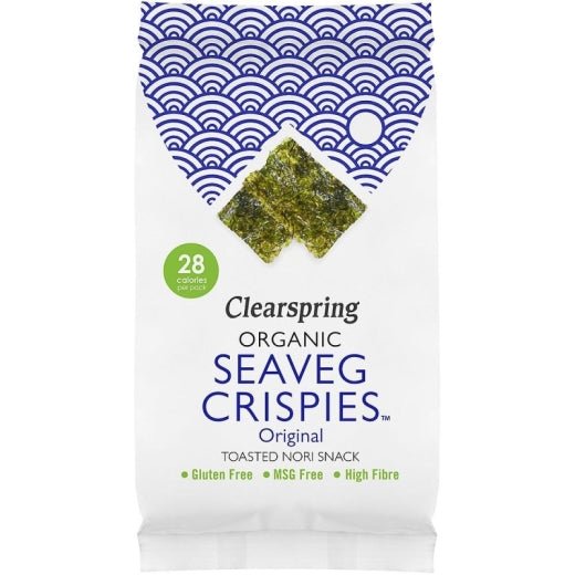 Clearspring Organic Seaveg Crispies Original - 4Gr - Aytac Foods