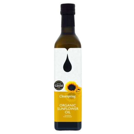 Clearspring Organic Sunflower Oil - 500Ml - Aytac Foods