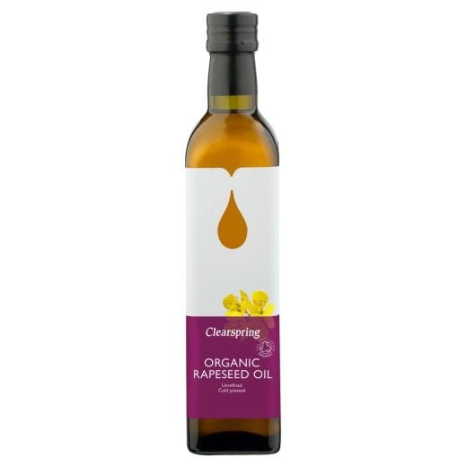Clearspring Organicanic Rapeseed Oil 500Ml - 500Ml - Aytac Foods