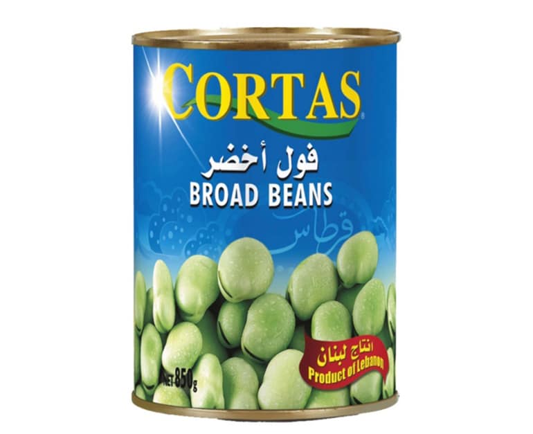 Cortas Broad Green Beans 850G - Aytac Foods