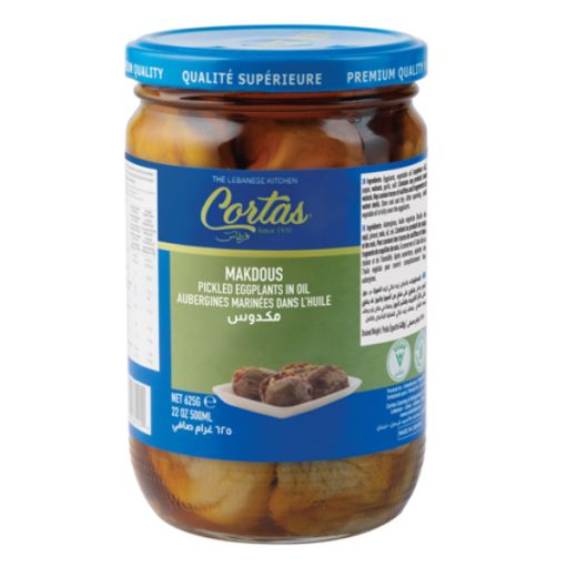 Cortas Eggplant Pickled In Oil (Makdous) (670G) - Aytac Foods