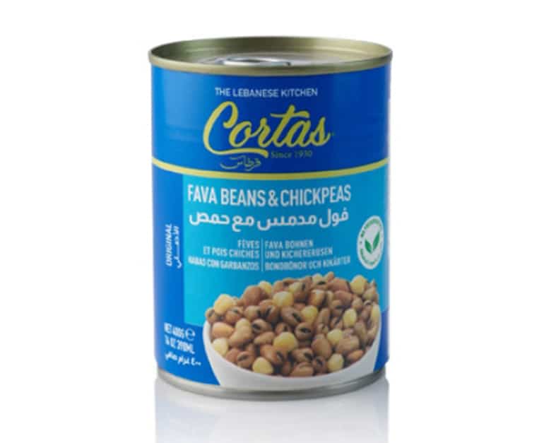 Cortas Fava Beans &amp; Chick Peas (400G) - Aytac Foods