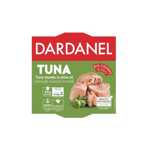 Dardanel Tuna Chunks In Olive Oil (150G) - Aytac Foods