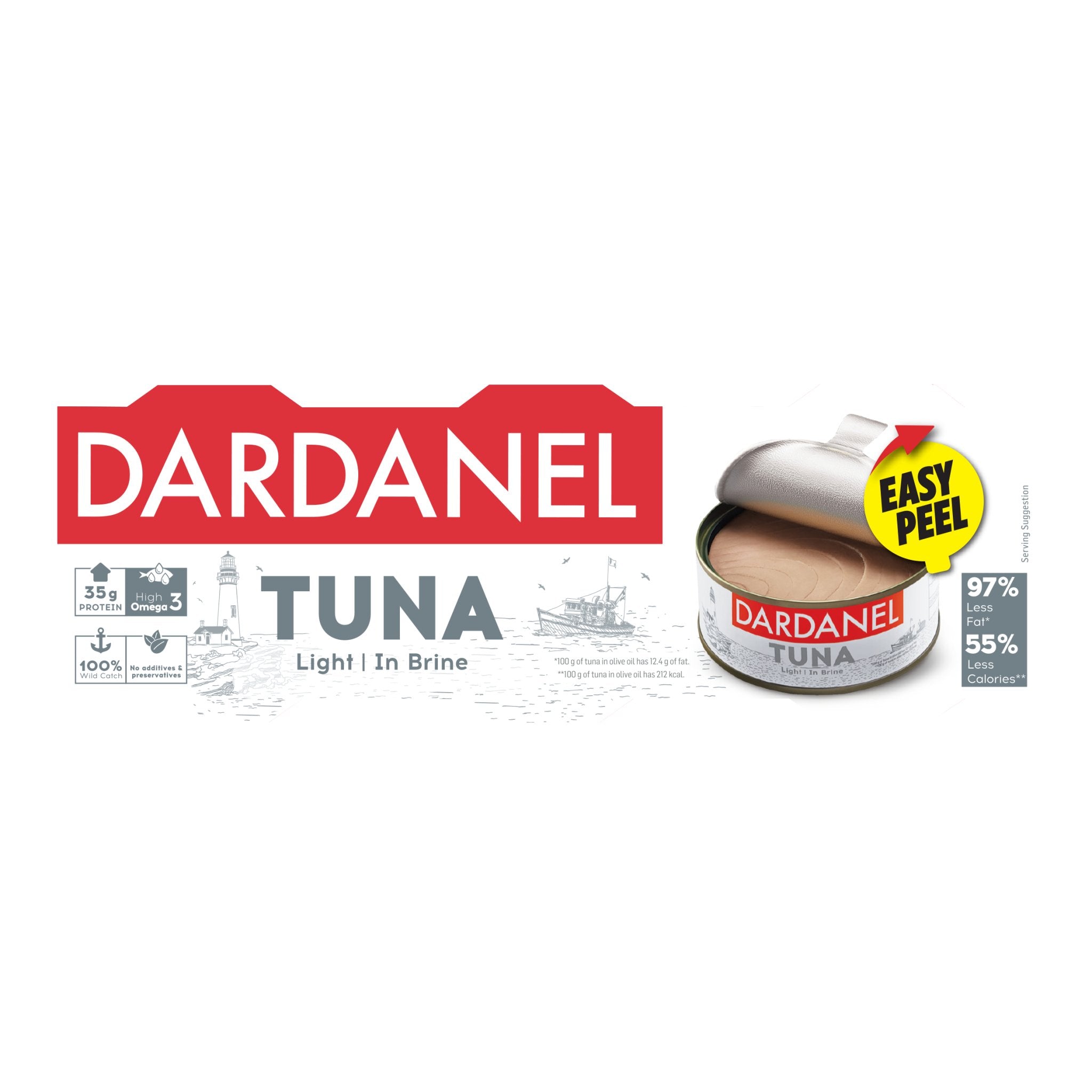 Dardanel Tuna in Brine (3*75G) - Aytac Foods