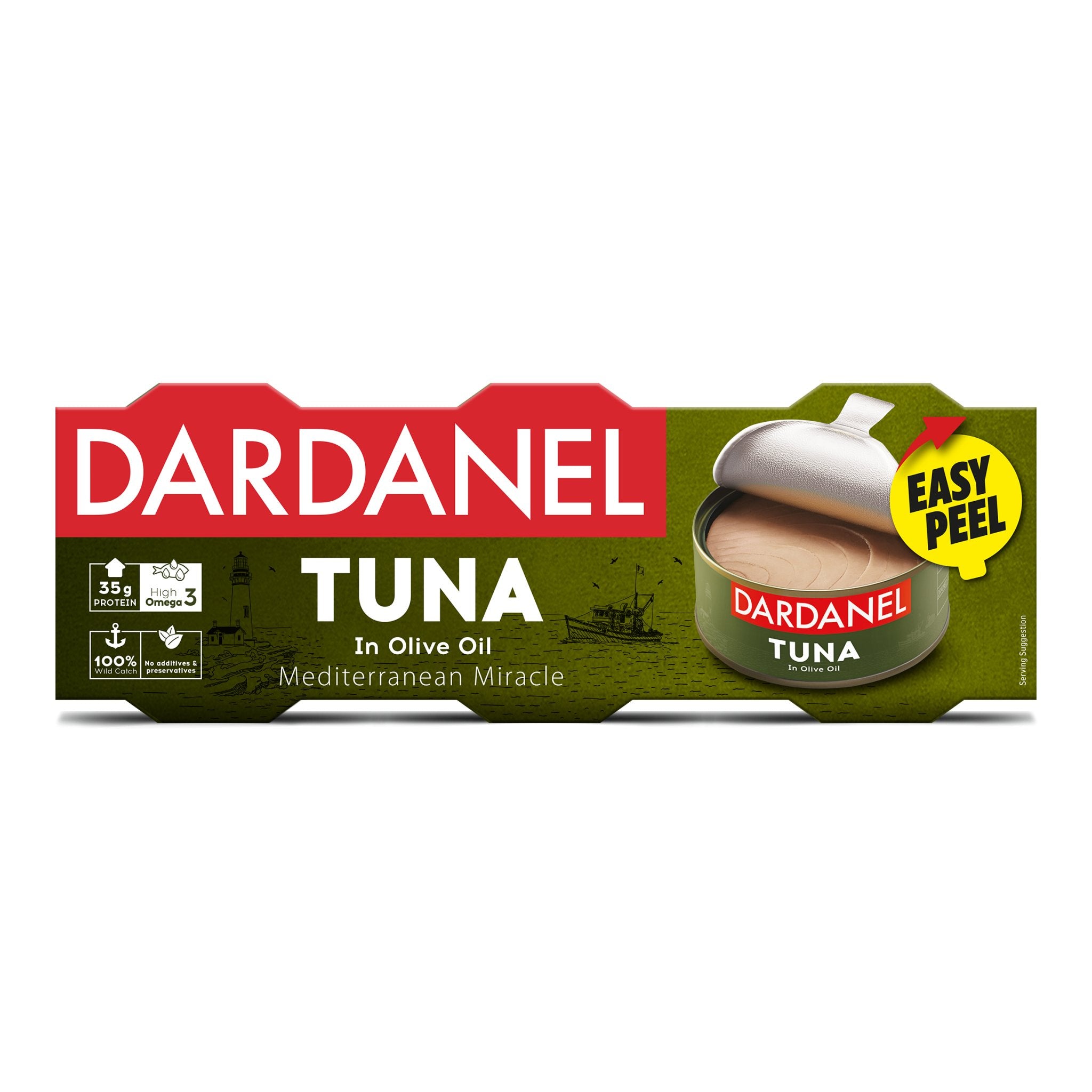 Dardanel Tuna in Olive Oil (3*75G) - Aytac Foods