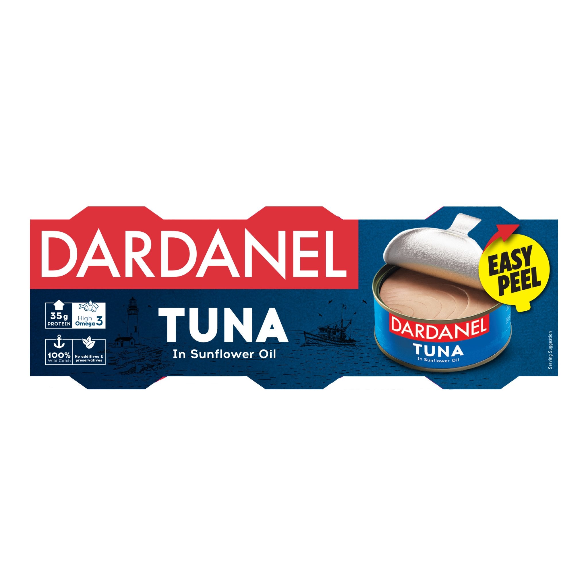 Dardanel Tuna In Sunflower Oil (3*75G) - Aytac Foods