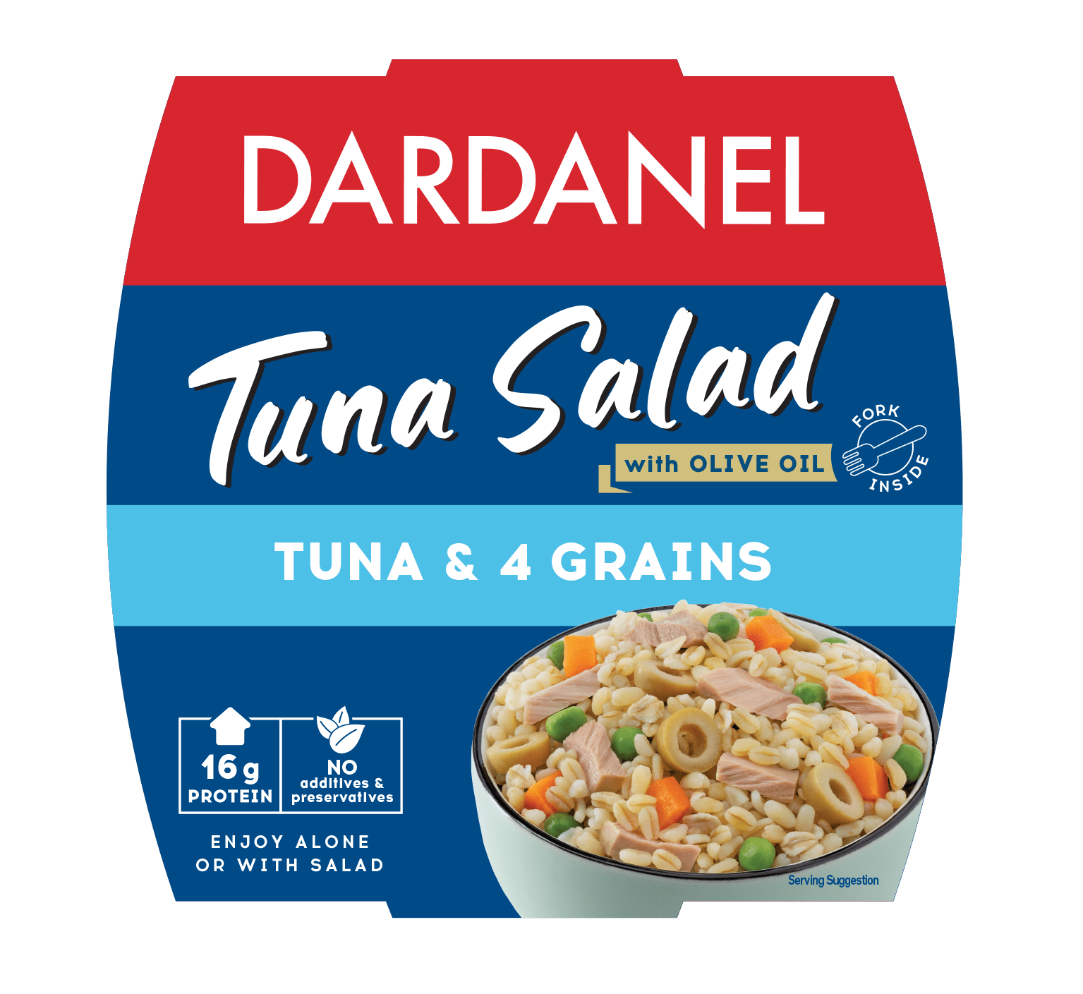 Dardanel Tuna Salad 4 Grains (185G) - Aytac Foods