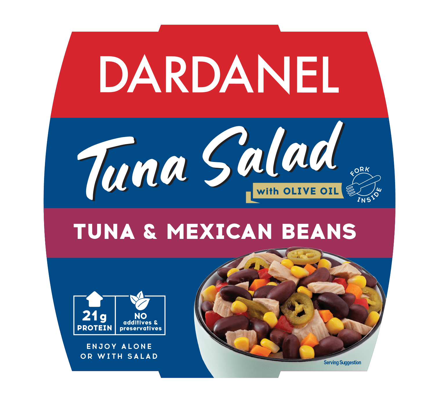 Dardanel Tuna Salad Mexican (185G) - Aytac Foods