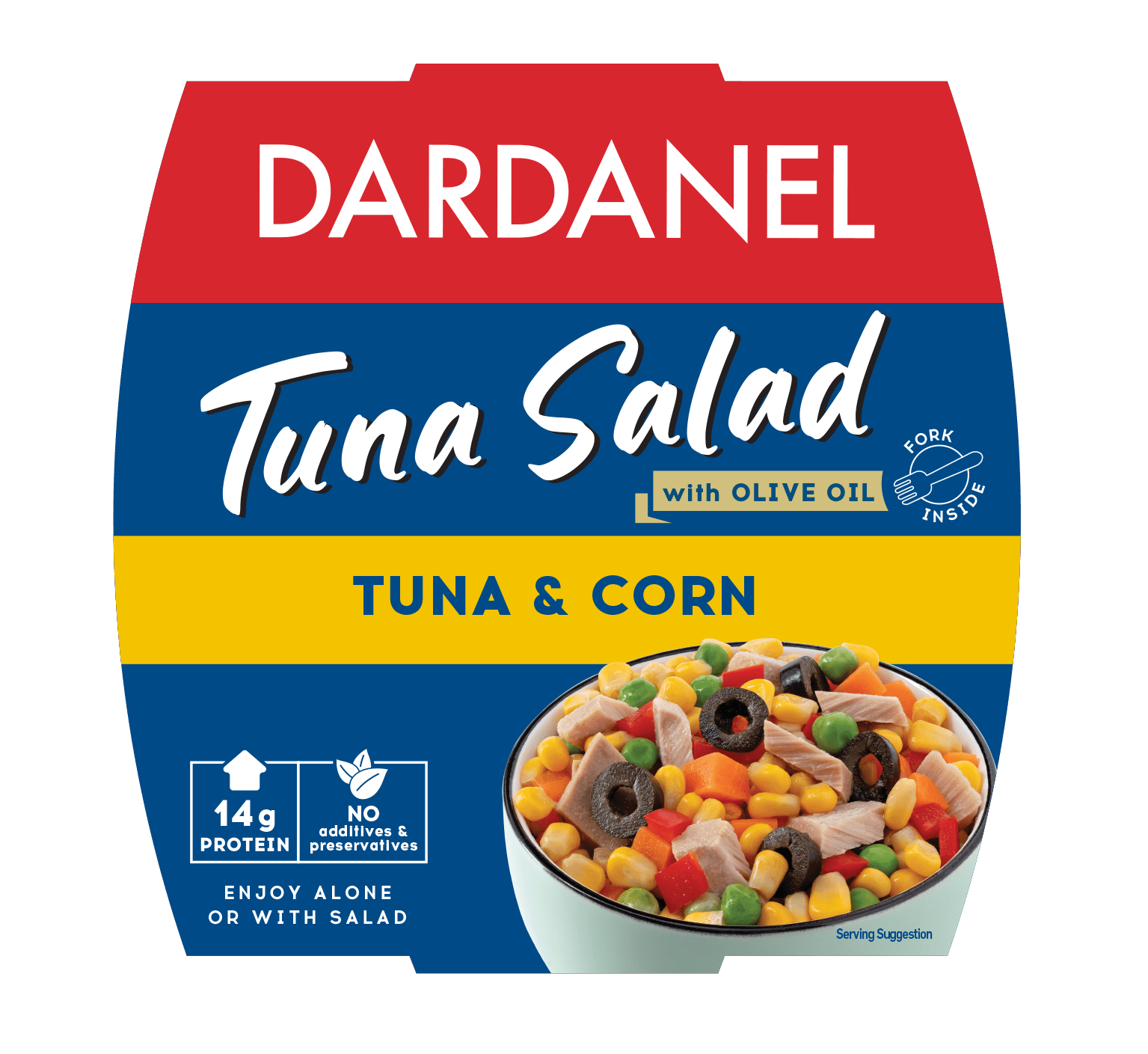 Dardanel Tuna Salad Sweetcorn (185G) - Aytac Foods