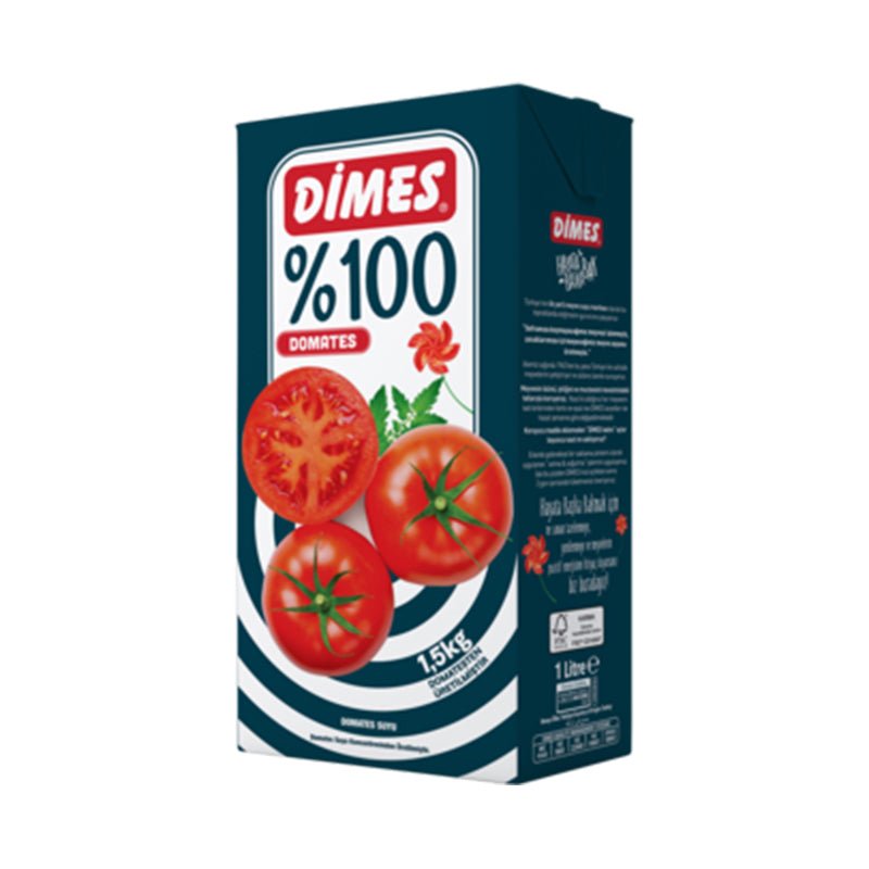 Dimes Tomato %100 Domates Suyu (1L) - Aytac Foods