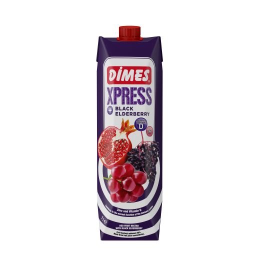 Dimes Xpress Blackelderberry Drink (1L) - Aytac Foods